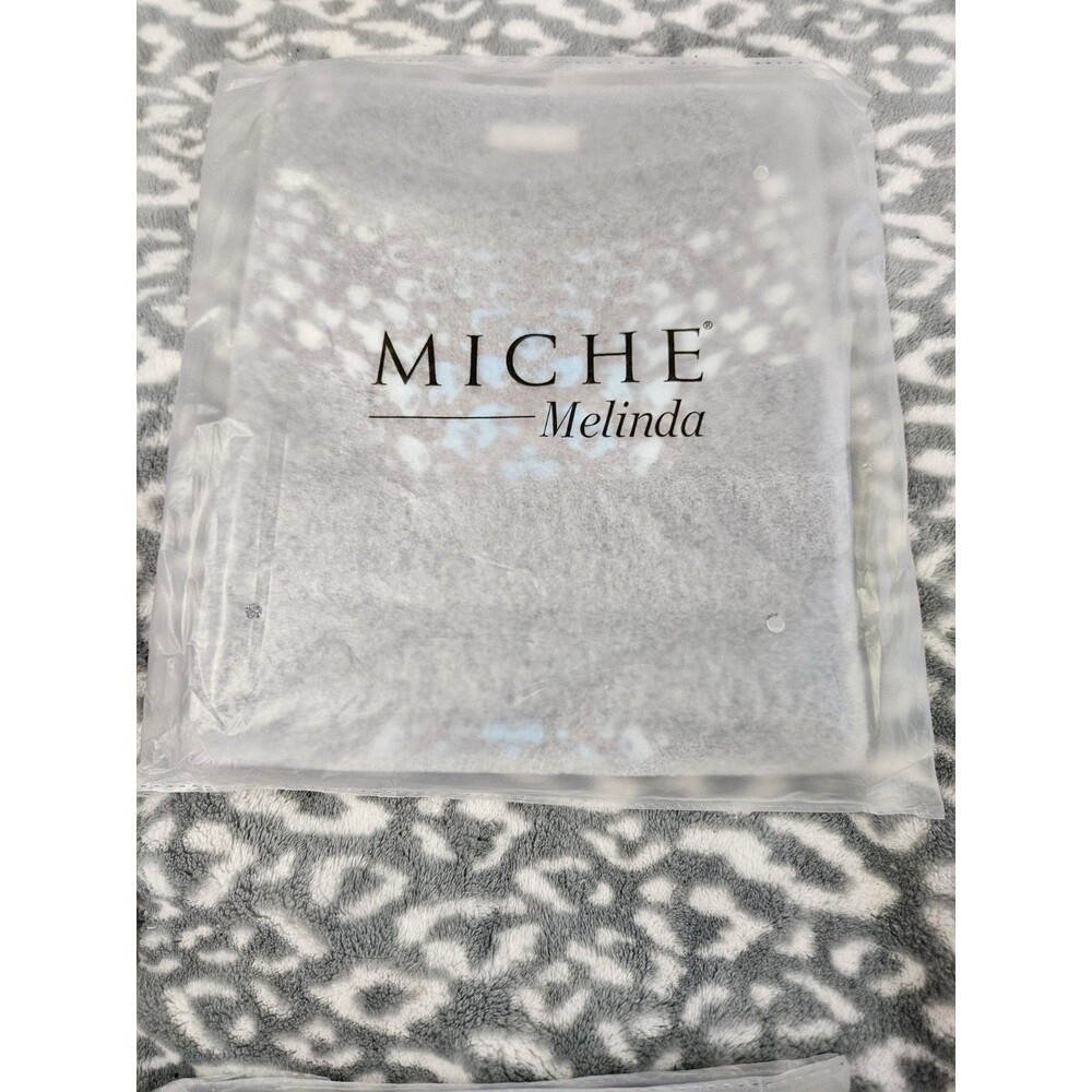 New In Package Retired Miche Melinda Petite Shell Purple & Blue Snake Print